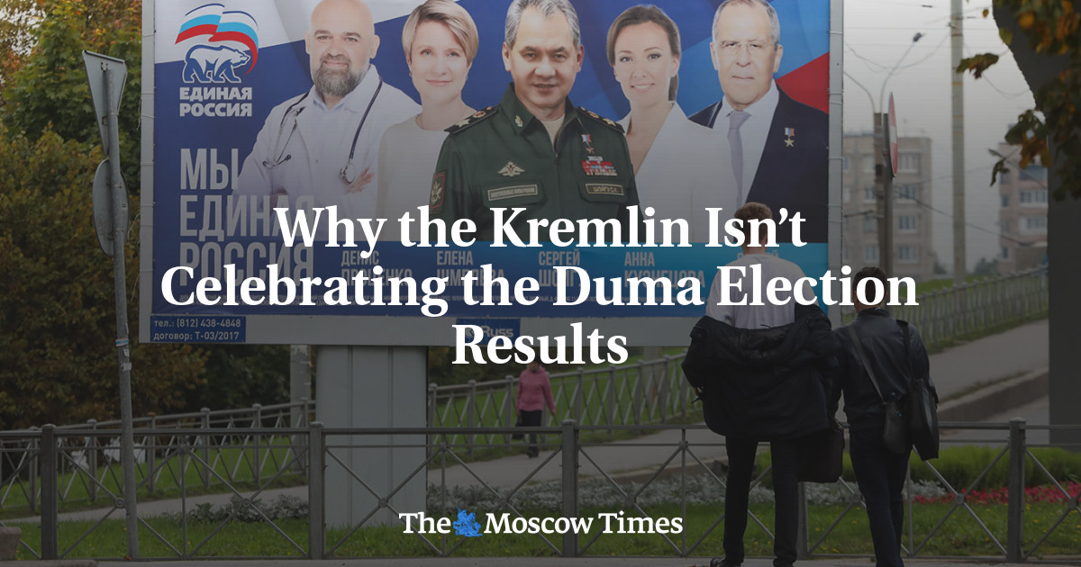 Mengapa Kremlin tidak merayakan hasil pemilihan Duma