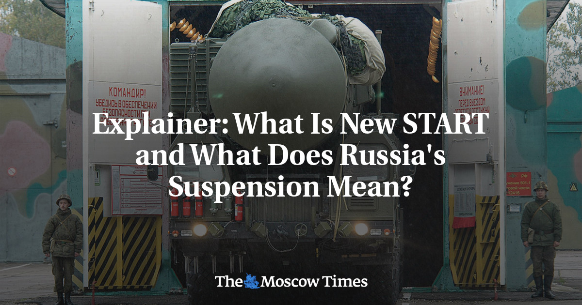 Explainer: What Is New START and What Does Russia's Suspension Imply? - The Moscow Occasions