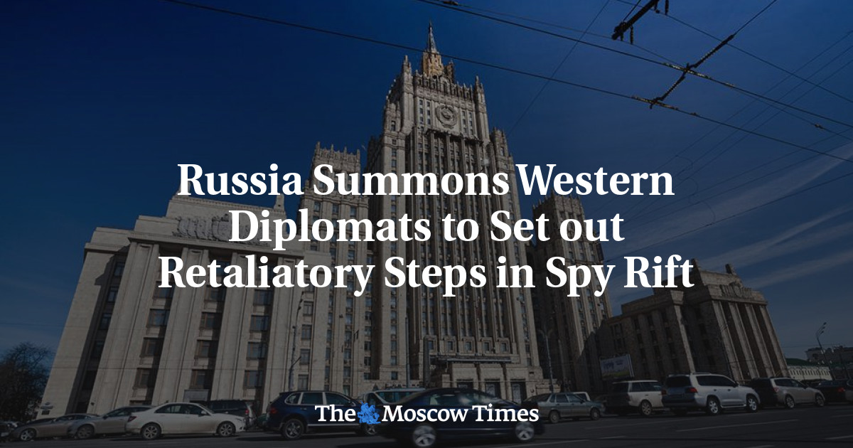 Rusia meminta diplomat Barat untuk membalas pelanggaran spionase