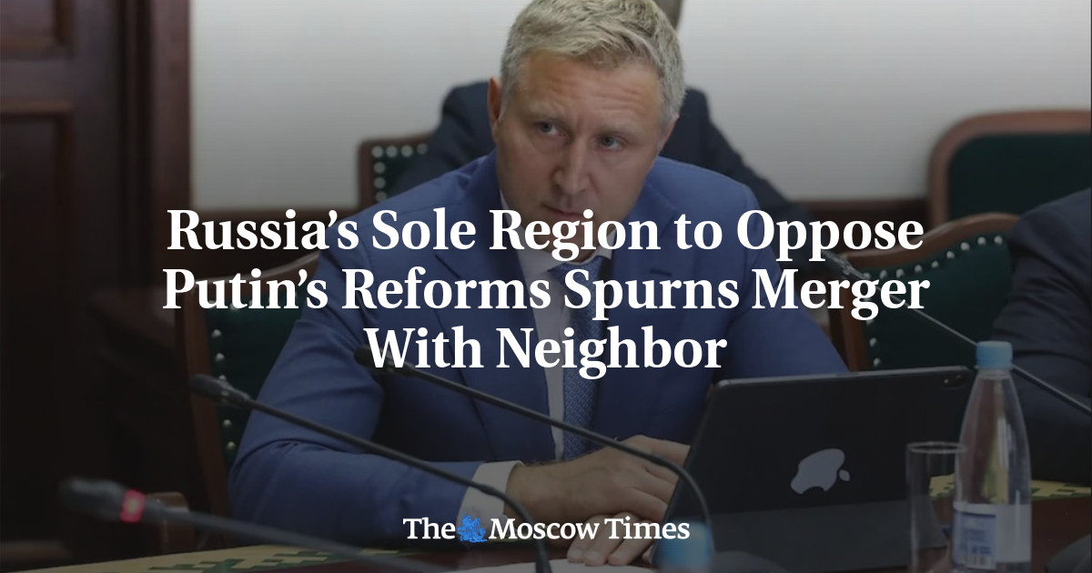 Russia’s Sole Region To Oppose Putin’s Reforms Spurns Merger With 