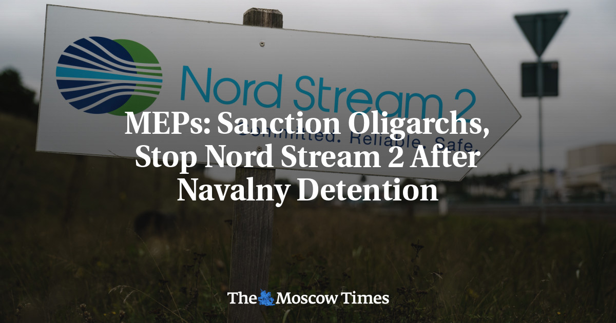 Parlemen Eropa: Sanksi oligarki, hentikan Nord Stream 2 setelah penahanan Navalny