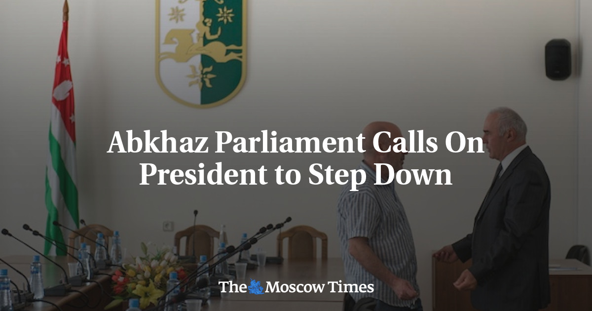 Parlemen Abkhaz meminta presiden untuk mundur