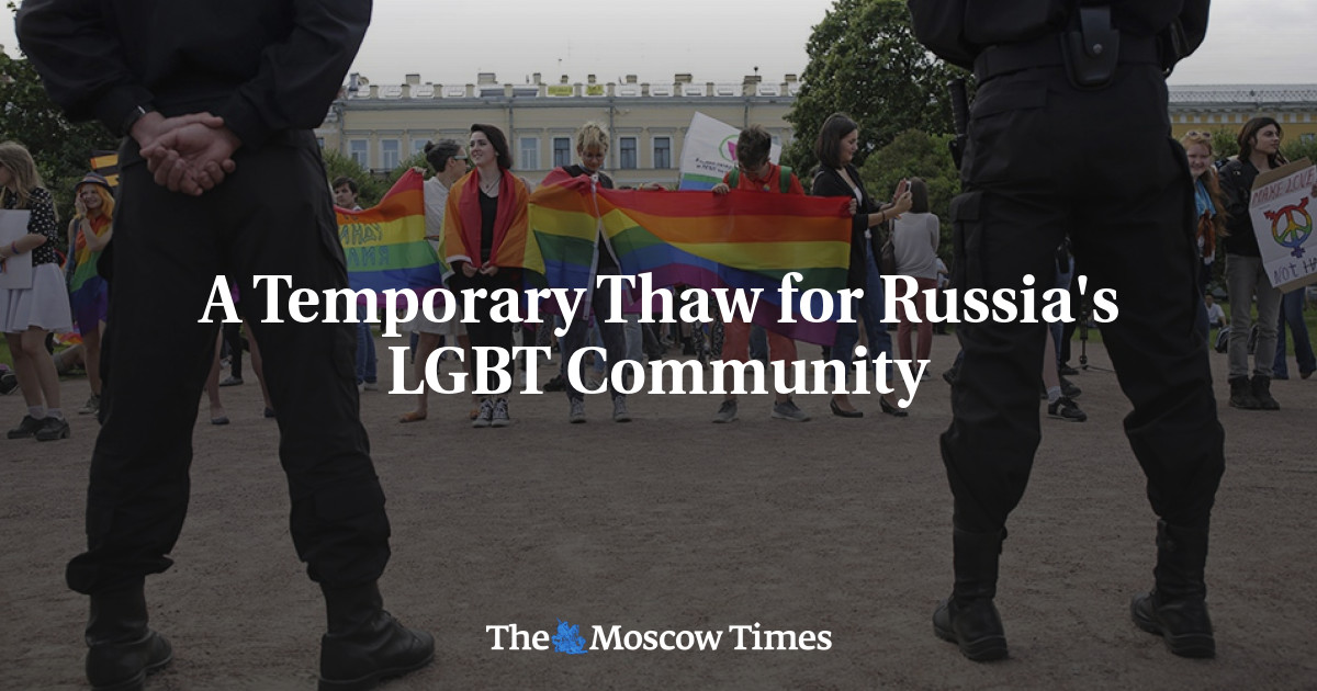 Pencairan sementara bagi komunitas LGBT Rusia