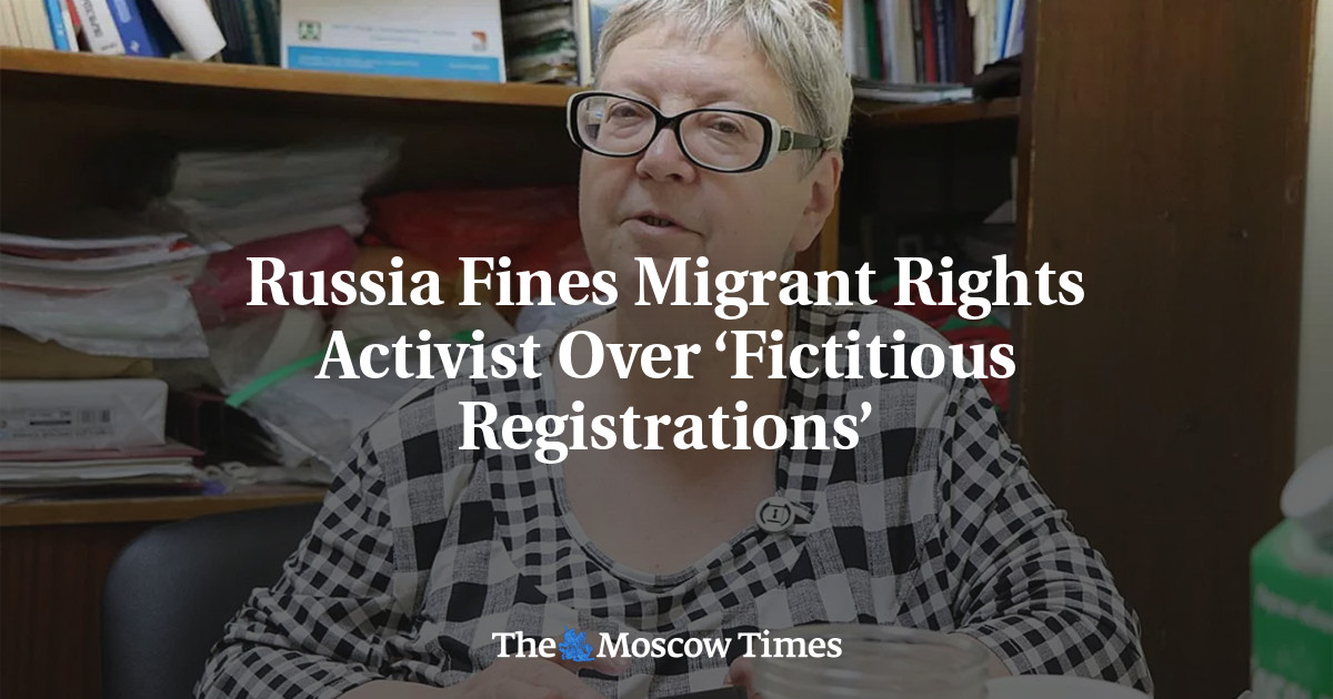 Russian Migrant Conscript Russia Fines Migrant Rights Activist Over ‘Fictitious Registrations ...