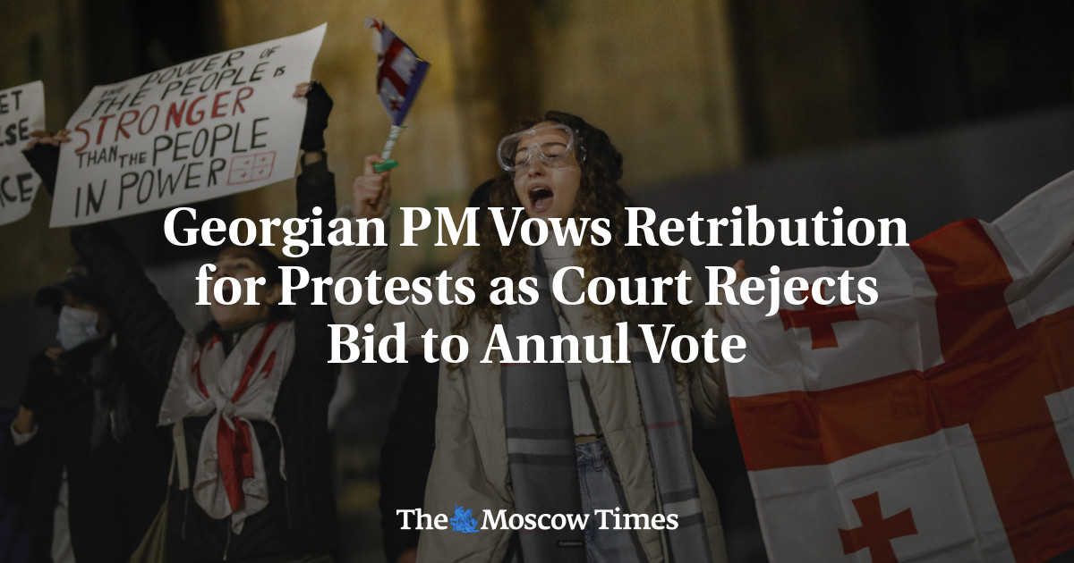 Thousands Rally After Georgian PM Vows ‘No Negotiations’ With Pro-EU Opposition