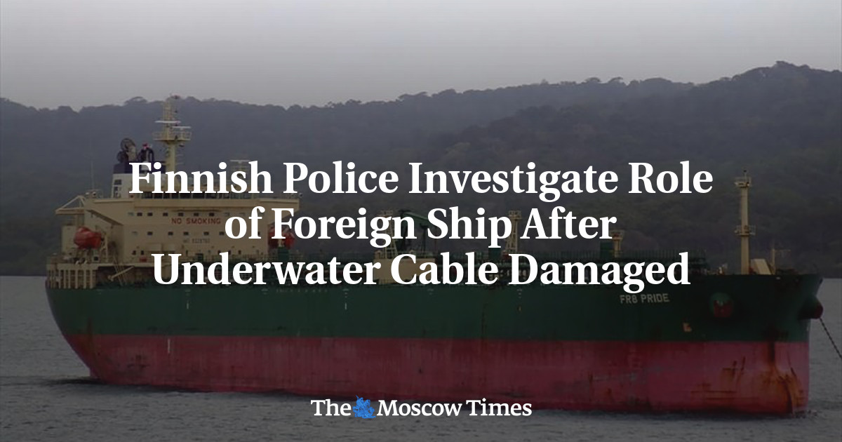 Finnish Police Investigate Role of Foreign Ship After Underwater Cable Damaged