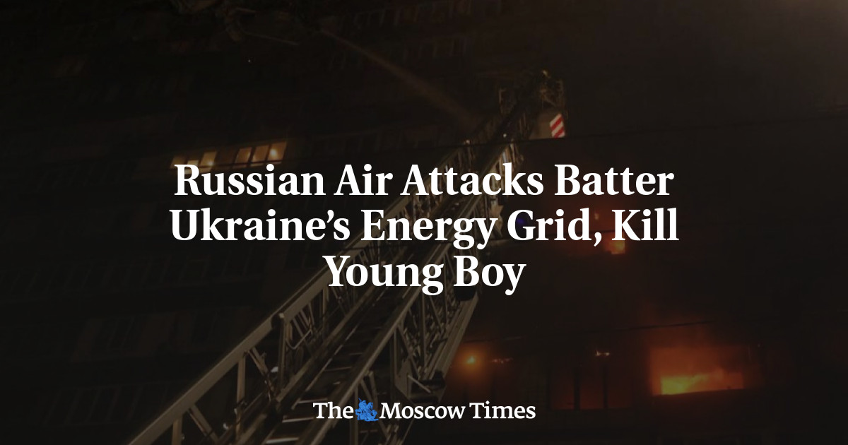 Russian Air Attacks Batter Ukraine’s Energy Grid, Kill Young Boy