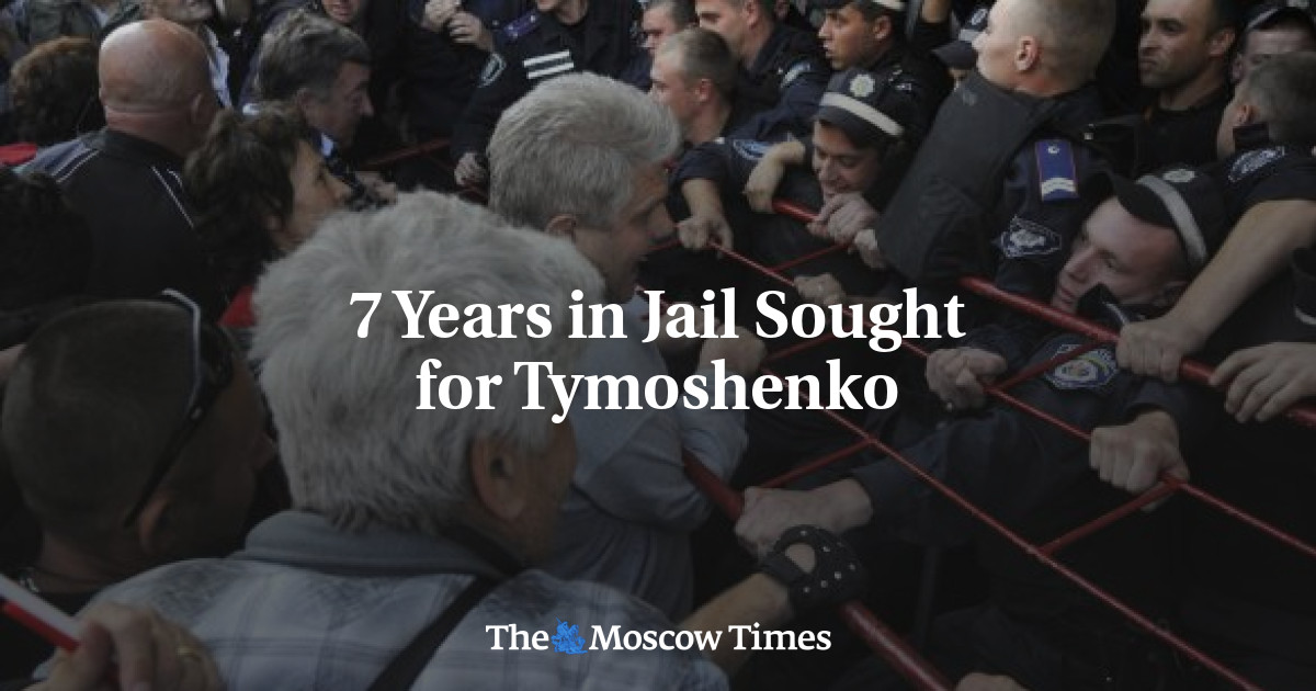 7 Years in Jail Sought for Tymoshenko