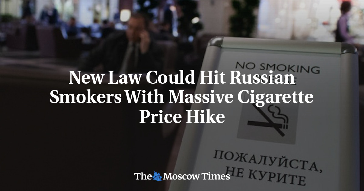Undang-undang baru bisa memukul perokok Rusia dengan kenaikan harga rokok yang besar