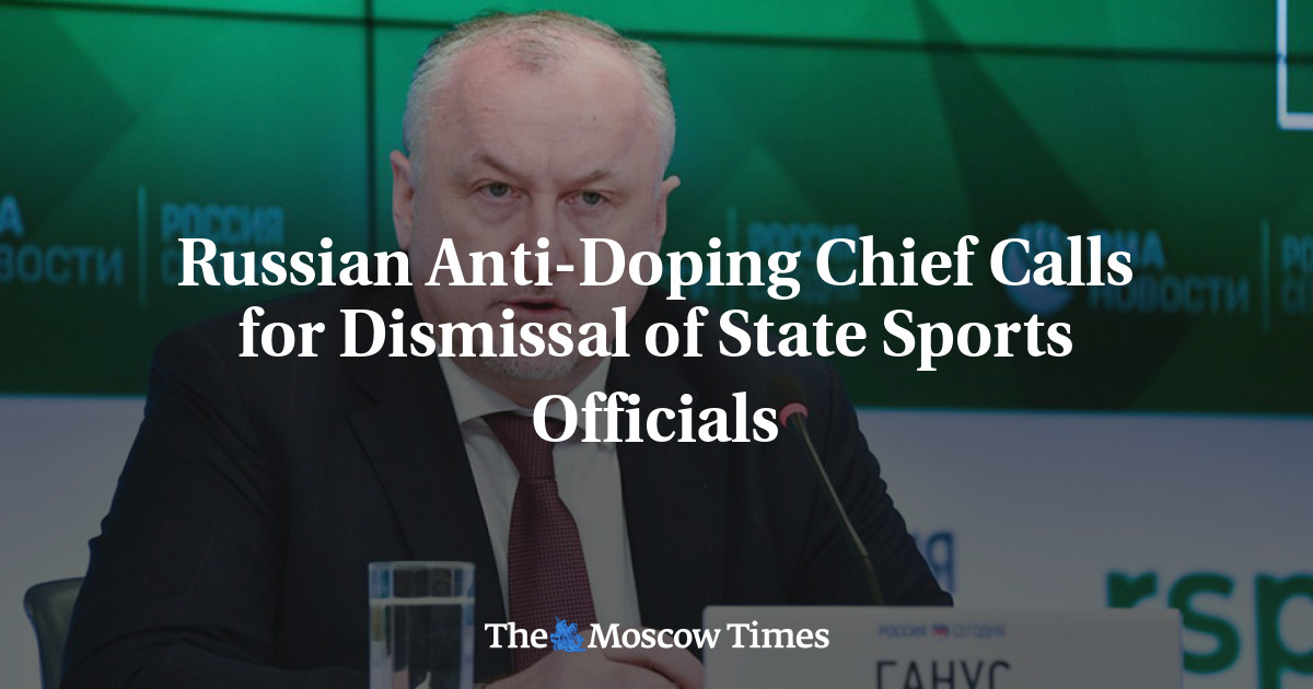 Kepala anti-doping Rusia menyerukan pemecatan pejabat olahraga negara