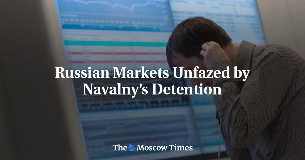 Pasar Rusia tidak terpengaruh oleh penahanan Navalny
