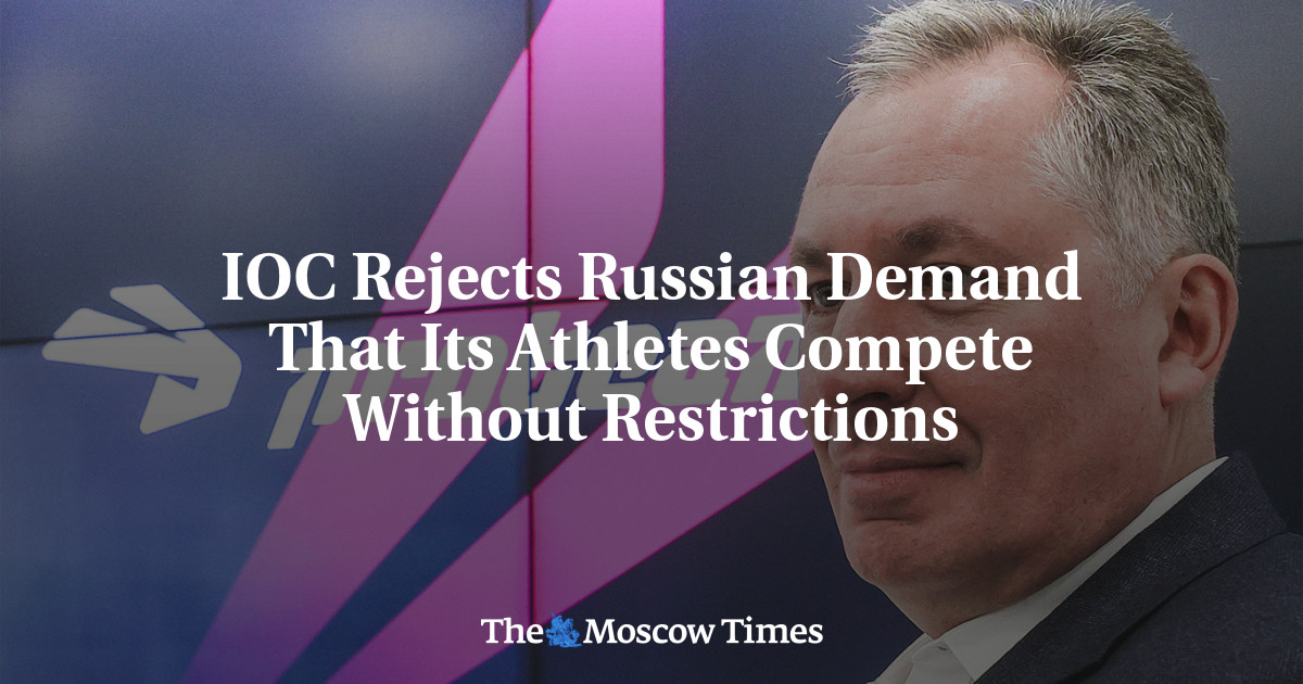 Глава олимпийского комитета России заявил, что спортсмены должны соревноваться без ограничений