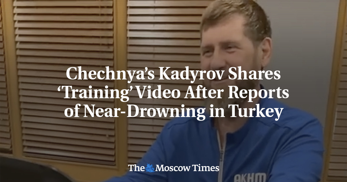 Chechnya’s Kadyrov Shares ‘Training’ Video After Reports of Near-Drowning in Turkey