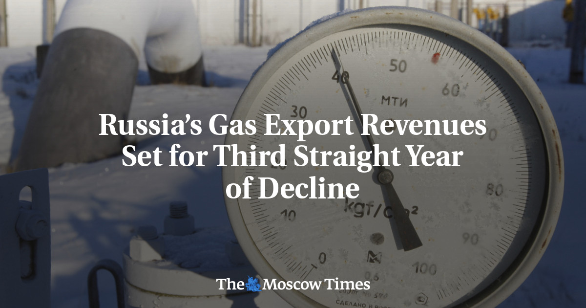 Russia’s Gas Export Revenues Set for Third Straight Year of Decline