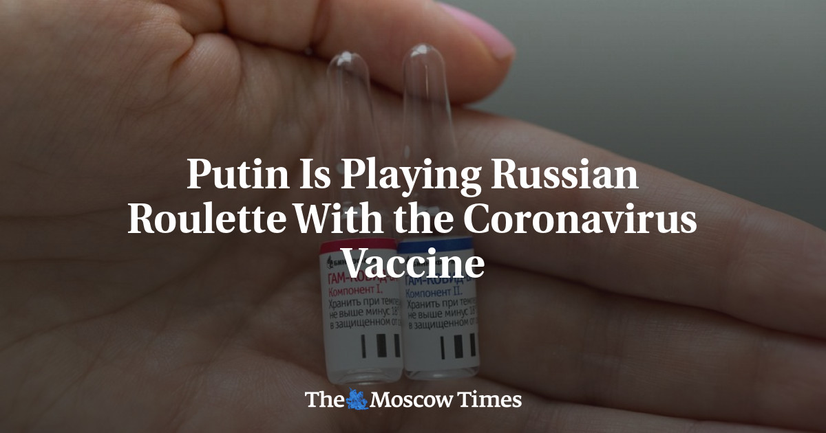 Putin memainkan rolet Rusia dengan vaksin virus corona