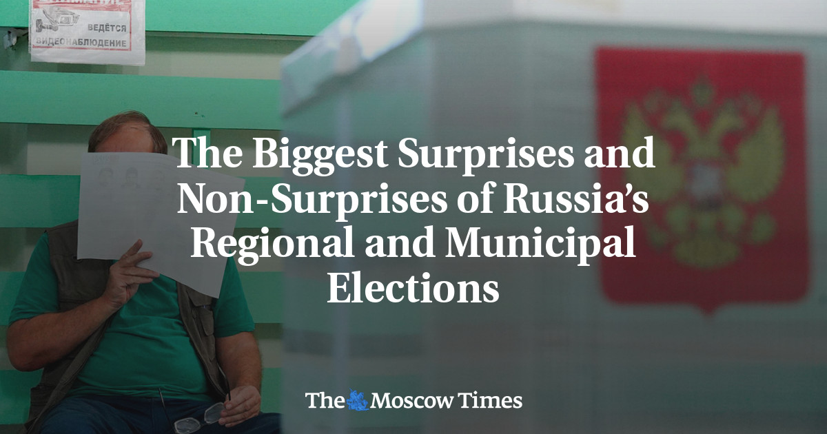 The Biggest Surprises and Non-Surprises of Russia’s Regional and Municipal Elections