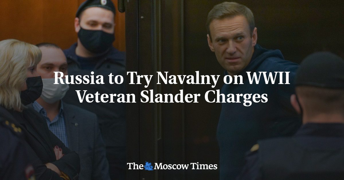 Russia To Try Navalny On Wwii Veteran Slander Charges The Moscow Times