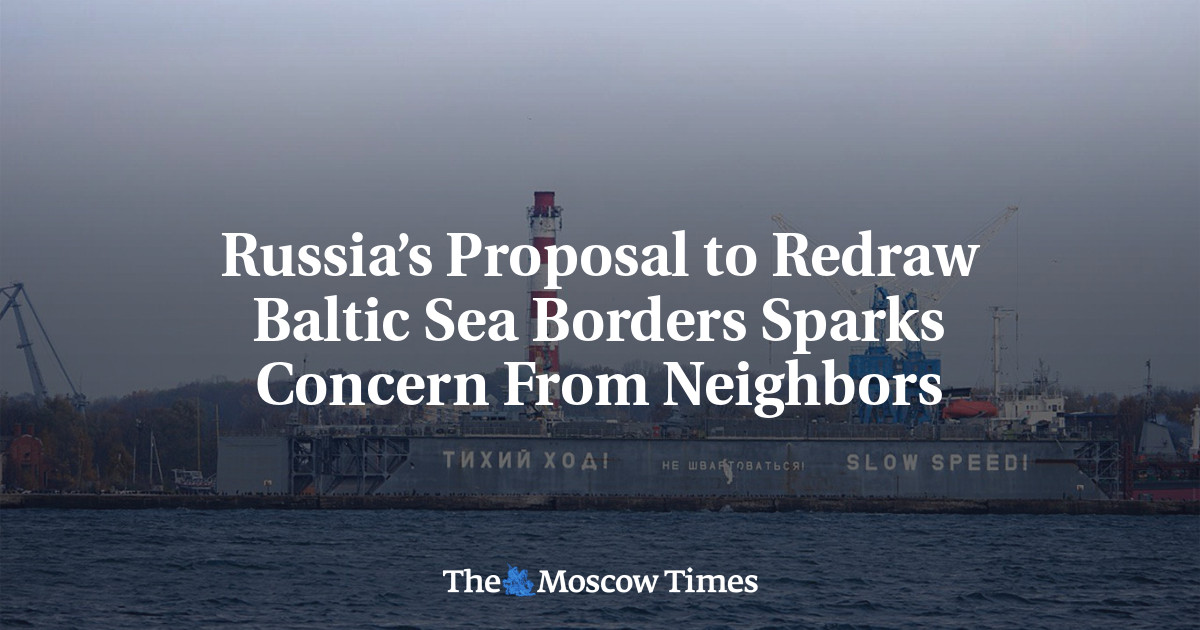 Russia’s Proposal To Redraw Baltic Sea Borders Sparks Concern From 