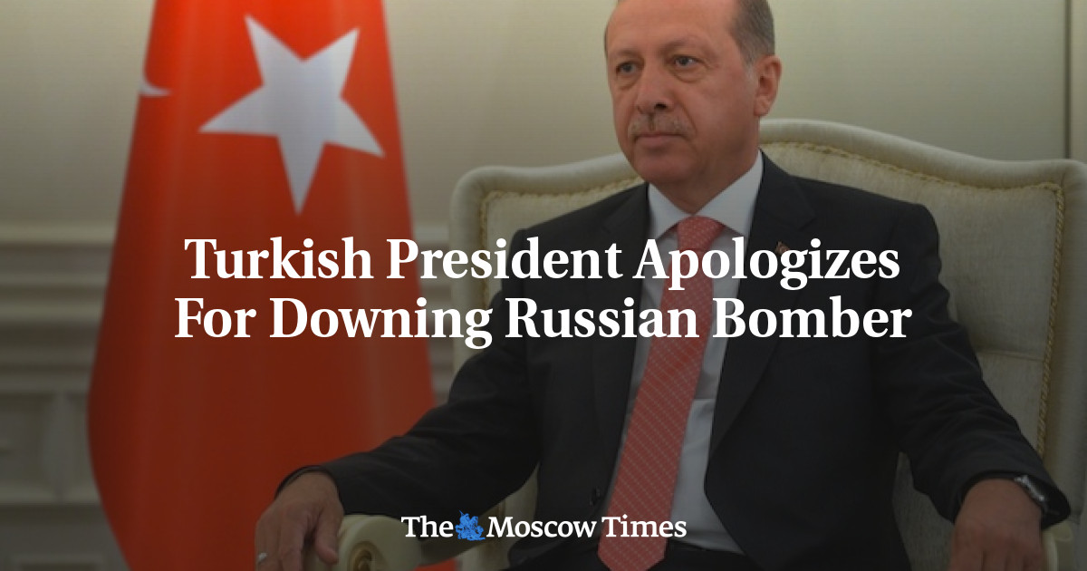 Presiden Turki meminta maaf atas jatuhnya pembom Rusia