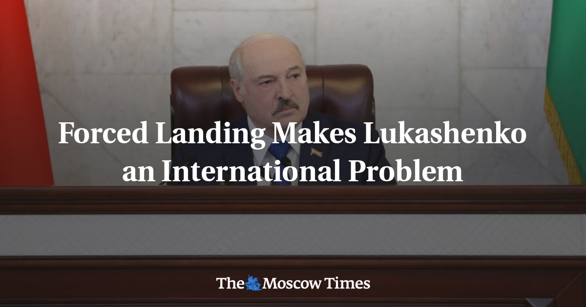 Pendaratan paksa membuat Lukashenko menjadi masalah internasional