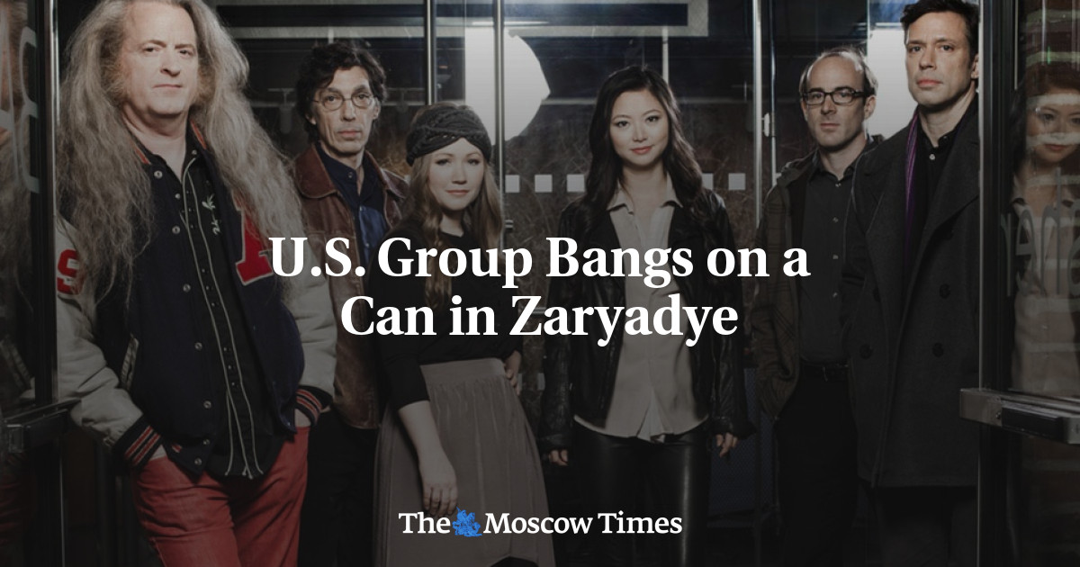 Kelompok Amerika menampar kaleng di Zaryadye