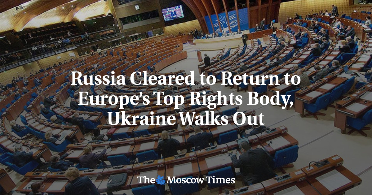 Rusia menyetujui kembali ke badan hak atas Eropa, Ukraina keluar