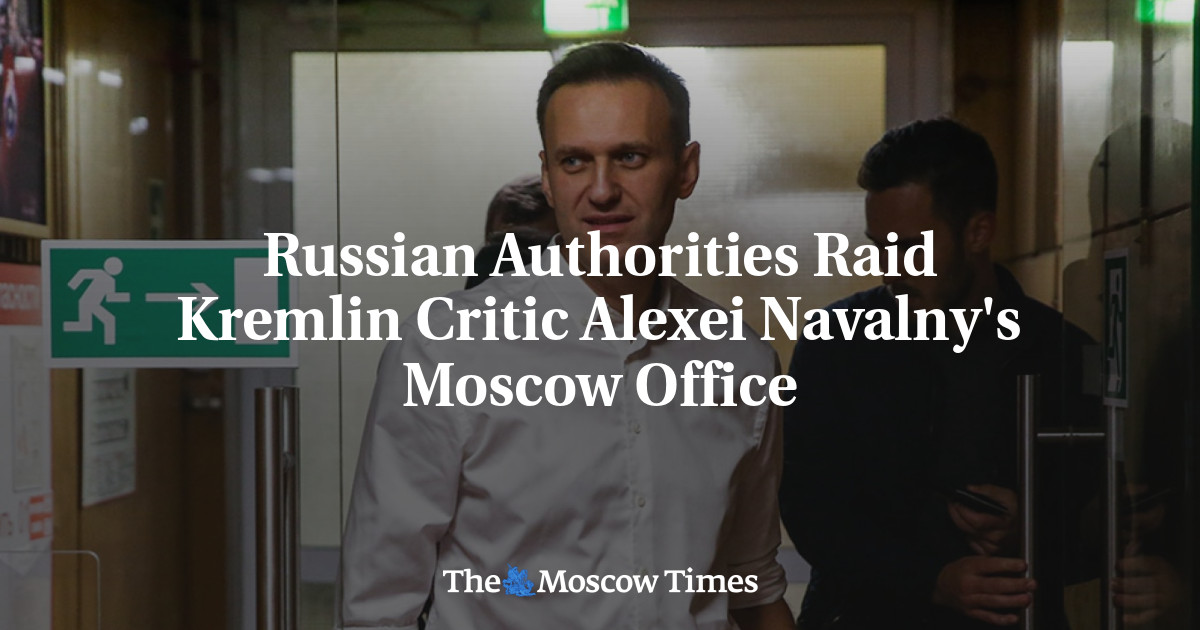 Otoritas Rusia menggerebek kantor Moskwa pengkritik Kremlin Alexei Navalny
