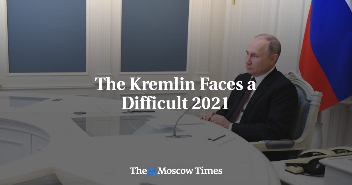 Kremlin menghadapi tahun 2021 yang sulit