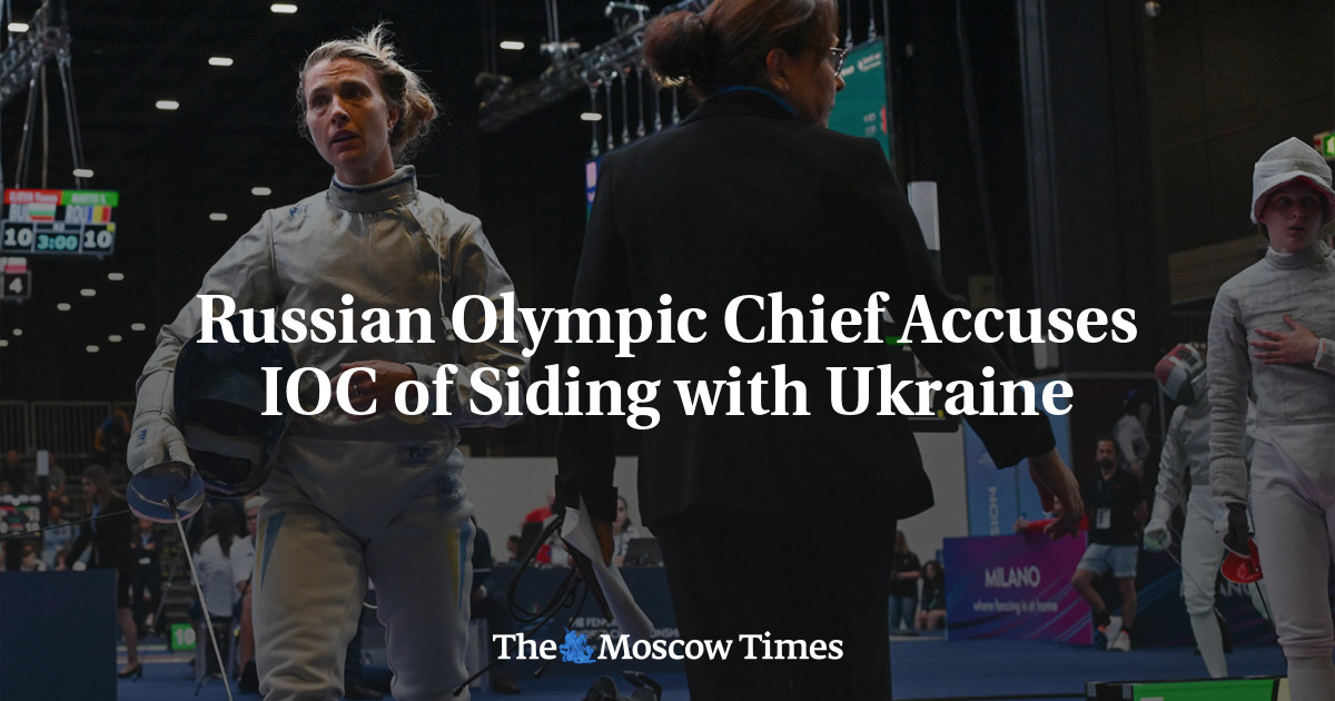Глава Олимпийского комитета России обвинил Международный олимпийский комитет в том, что он встал на сторону Украины