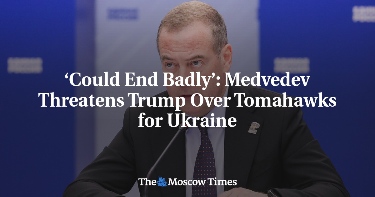 ‘Could End Badly’: Medvedev Threatens Trump Over Tomahawks for Ukraine
