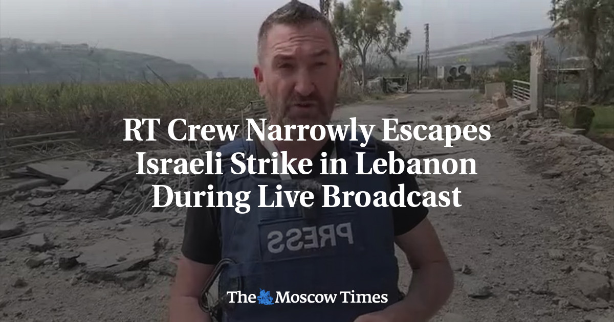 RT Crew Narrowly Escapes Israeli Strike in Lebanon During Live Broadcast