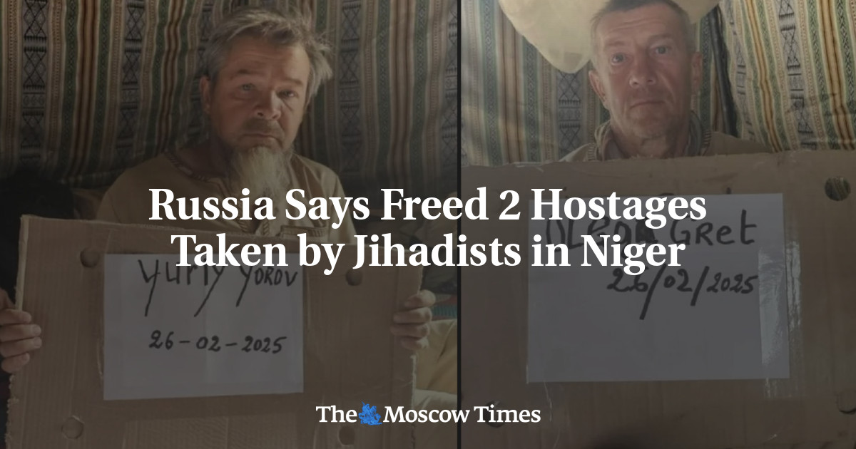 Russia Says Freed 2 Hostages Taken by Jihadists in Niger