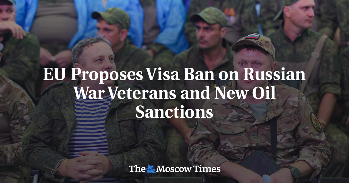 EU Proposes Visa Ban on Russian War Veterans and New Oil Sanctions