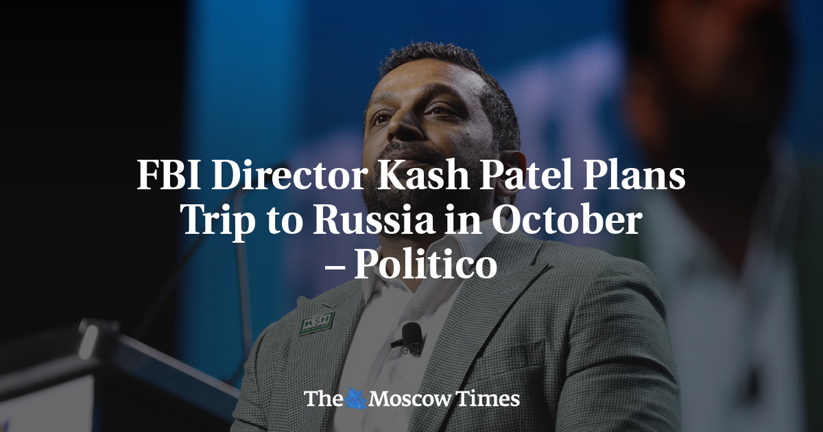 FBI-Direktor Kash Patel plant Besuch in Russland im Oktober