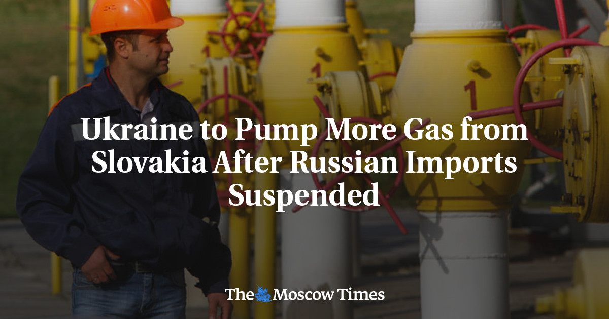 Ukraine to Pump More Gas from Slovakia After Russian Imports Suspended