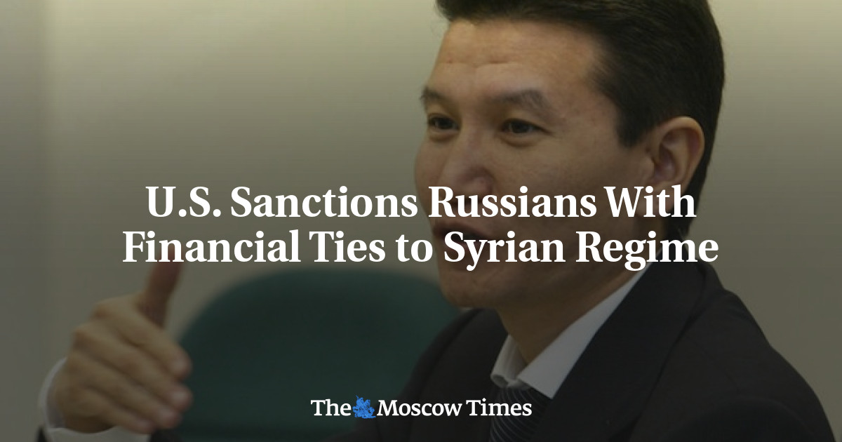 AS memberikan sanksi kepada Rusia yang memiliki hubungan keuangan dengan rezim Suriah