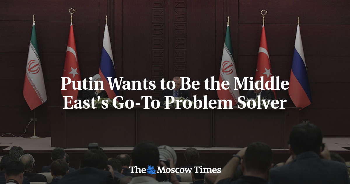 Putin ingin menjadi pemecah masalah Timur Tengah