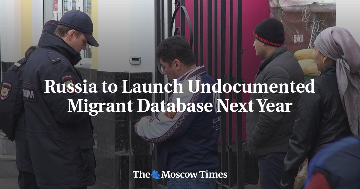 Russian Migrant Conscript Russia to Launch Undocumented Migrant Database Next Year - The Moscow Times