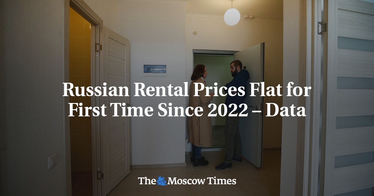 Russian Rental Prices Flat for First Time Since 2022 – Data