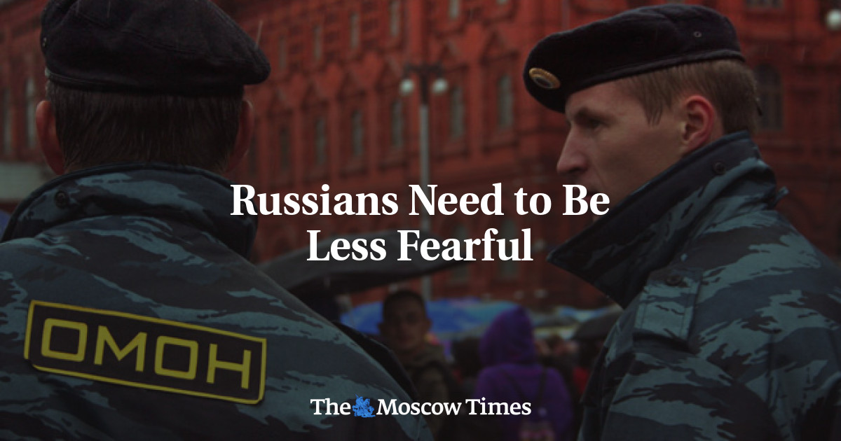 Orang Rusia seharusnya tidak terlalu takut