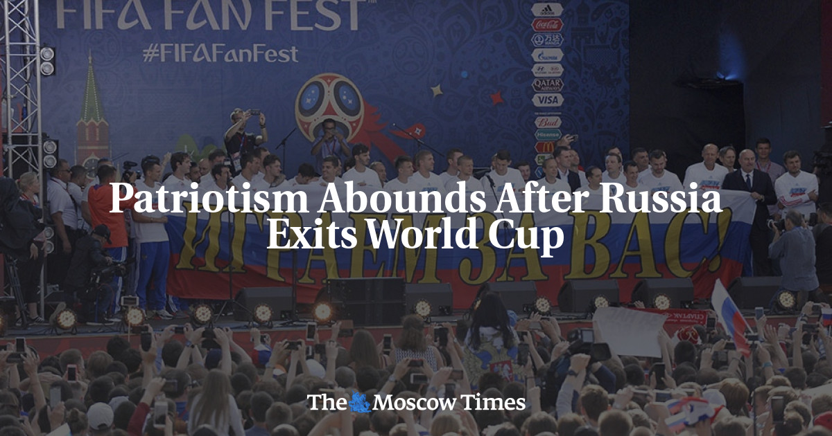 Patriotisme berlimpah setelah Rusia tersingkir dari Piala Dunia