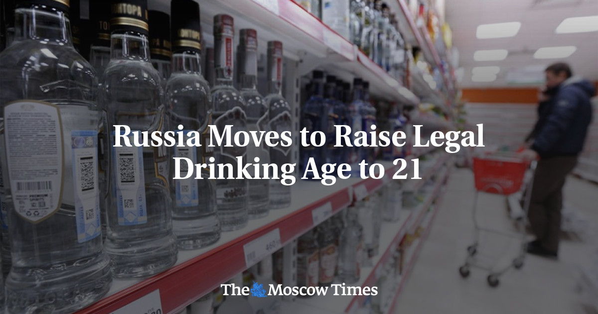 Russia Moves to Raise Legal Drinking Age to 21