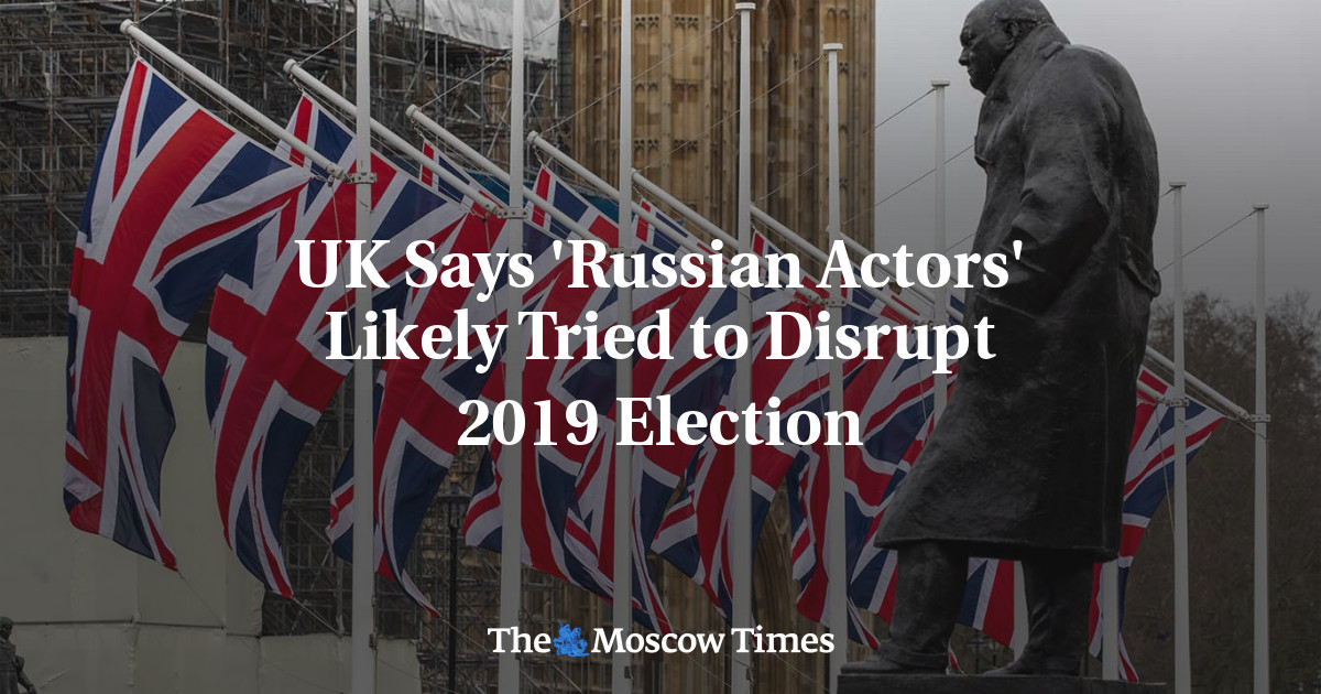 Inggris mengatakan ‘aktor Rusia’ kemungkinan mencoba mengganggu pemilu 2019