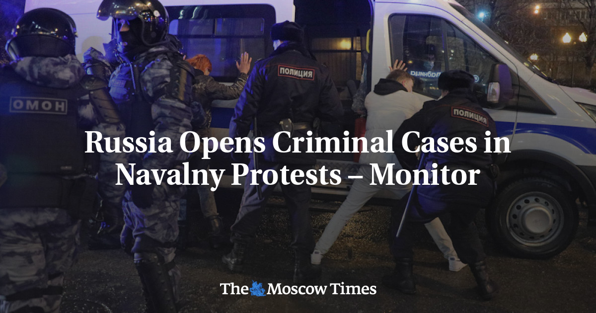 Rusia membuka kasus kriminal dalam protes Navalny – Pantau