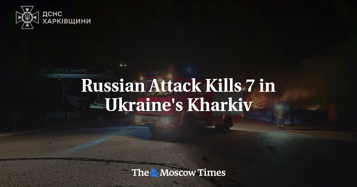Russian missile strikes kill at least eight in Ukrainian city of Kharkiv