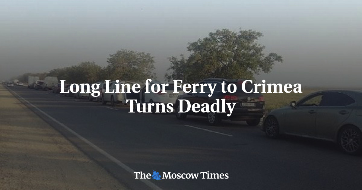 Perjalanan panjang feri ke Krimea menjadi mematikan