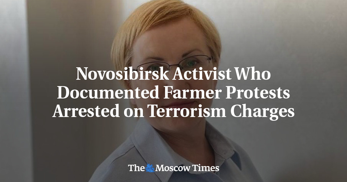 Novosibirsk Activist Who Documented Farmer Protests Arrested on Terrorism Charges
