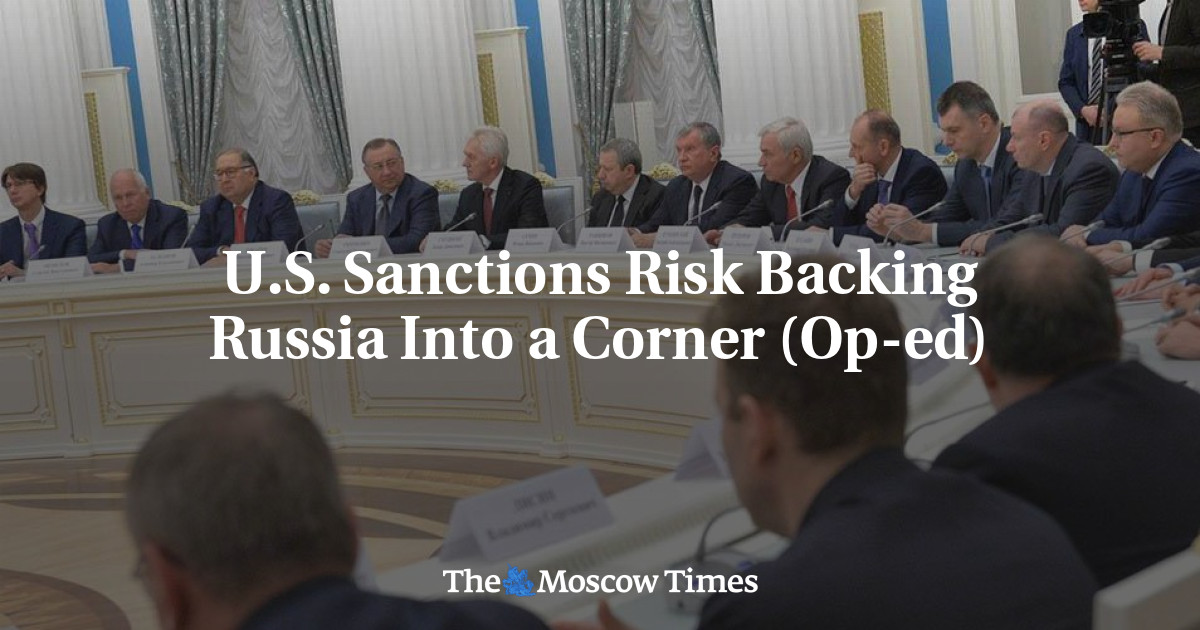 Sanksi AS berisiko memojokkan Rusia (Op-ed)