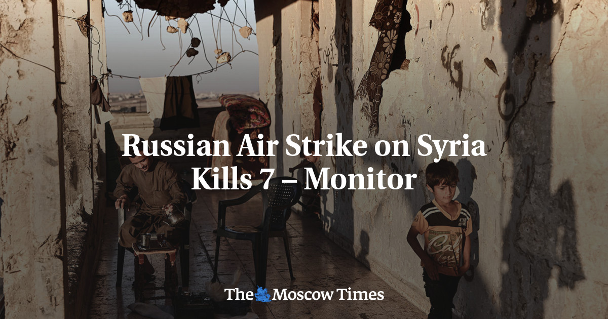 В результате авиаудара России по Сирии погибли 7 человек – Монитор