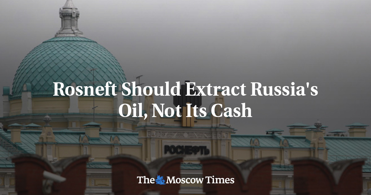 Rosneft harus mengambil minyak Rusia, bukan uangnya